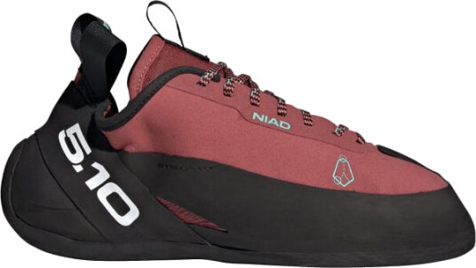 FiveTen Unisex Niad Lace Climbing Shoes 38, Core Black/Crew Red/Acid Mint