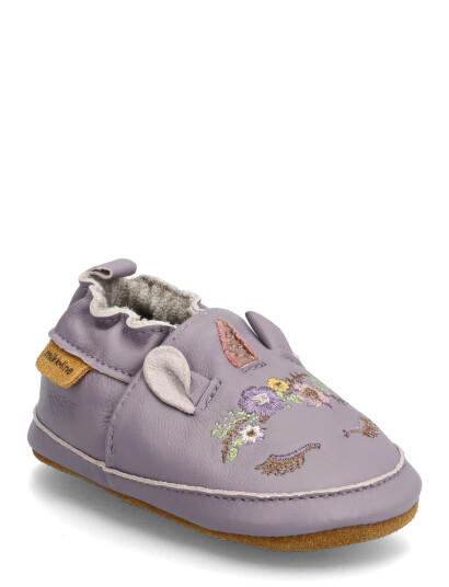 Mikk line Leather Slipper 3D Purple 18/24M