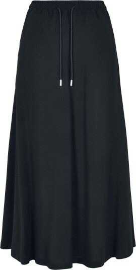Urban Classics kort skjørt - Viscose Midi Skjørt - XS til 4XL - Damer - svart