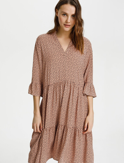 Saint Tropez Edasz Dress - Beige - S