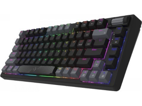 Aqirys Mekanisk Tastatur 75% 81 Taster Med Ledning Adara Mini Le Svart Grå GA KB 4 Aqirys Mekanisk Tastatur 75% 81 Taster Med Ledning Adara Mini Le Svart Grå GA KB 4