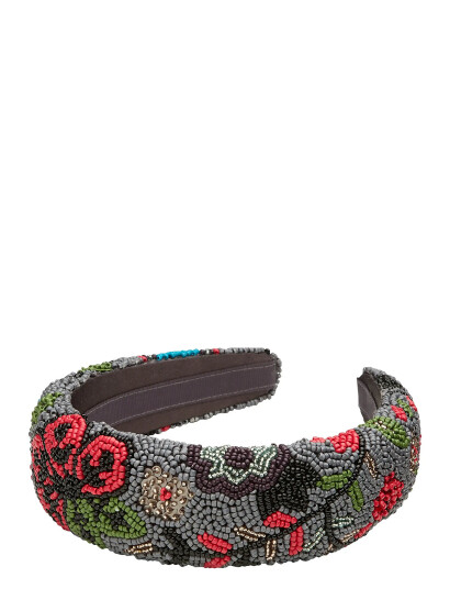 Becksöndergaard Bromflora Wide Beaded Hairbrace - Multi/patterned - ONE SIZE Becksöndergaard Bromflora Wide Beaded Hairbrace - Multi/patterned - ONE SIZE