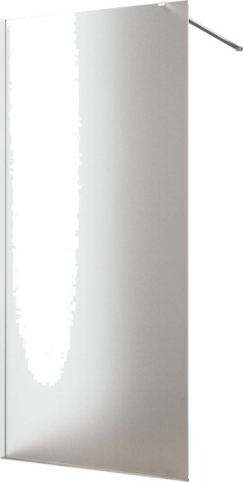 A-collection Vivo Fast Dusjvegg Krom / 70cm Frostet Glass