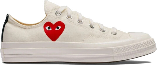 Comme des Garçons Play Herre Sko Hvit 45 EU,