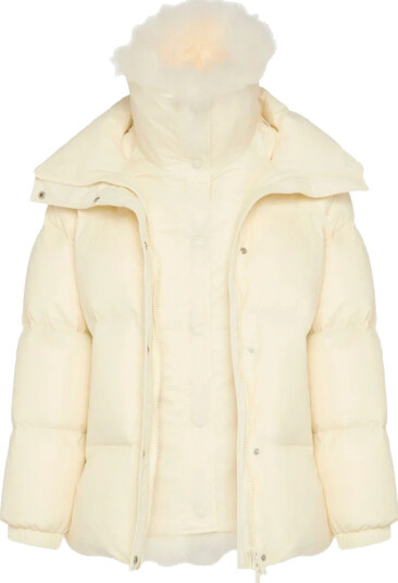 Yves Salomon Dame Jakker Beige S,