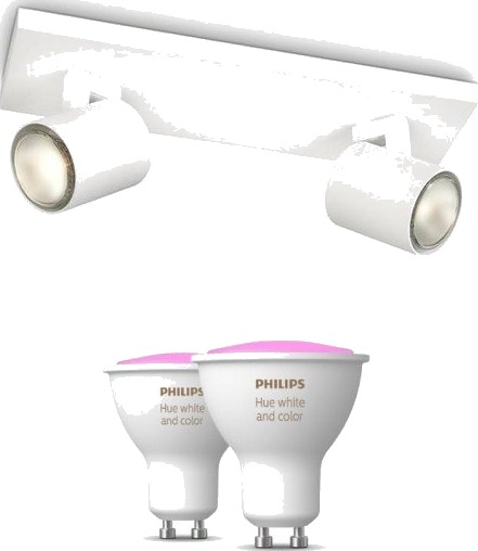 Philips Runner spotter i tak 2 spotter Hue White Color Ambiance pærer