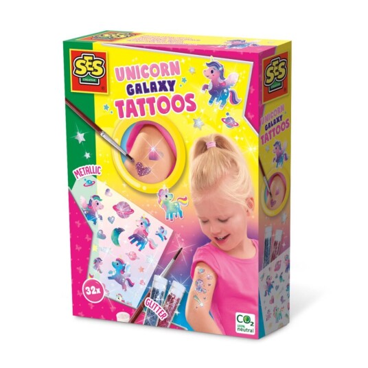 SES Creative Tattoos Unicorn Galaxy S14764
