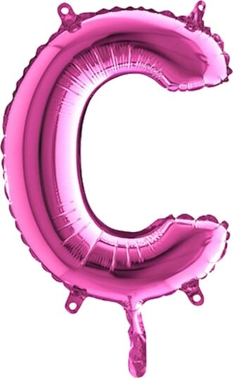 Ballongkungen Bokstavballong Mini Rosa Bokstav C 14221F