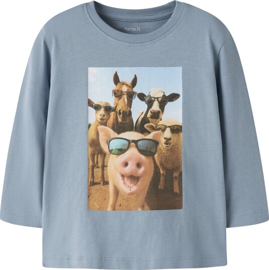 Name It Nmmvoto Ls Nreg Top Blue 98