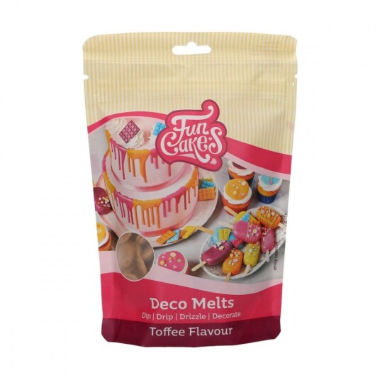 Funcakes Deco Melts Karamell 250g Funcakes Deco Melts Karamell 250g