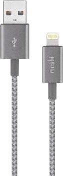 Moshi 99Mo023044 1,2 M Lightning Usb A Grå Titan Rett Rett Moshi 99Mo023044 1,2 M Lightning Usb A Grå Titan Rett Rett
