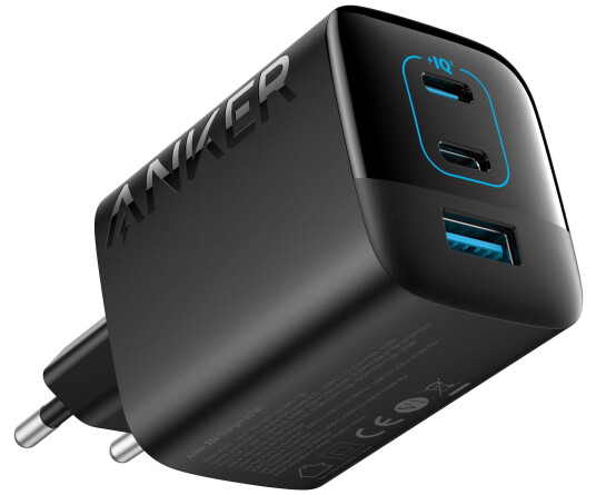Anker 336 67W USB-vegglader med 3 porter - Svart Anker 336 67W USB-vegglader med 3 porter - Svart