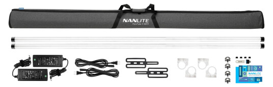 Nanlite PavoTube II 60XR 2-Light Kit-S 220cm 2x LED tubelys med internt batteri