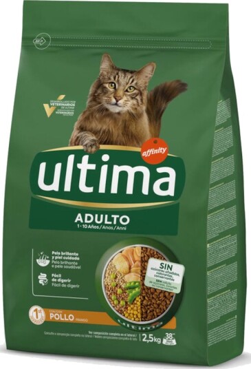 Affinity Ultima Tørrfôr Adult Ultima Cat Kylling 2.5 kg Affinity Ultima Tørrfôr Adult Ultima Cat Kylling 2.5 kg