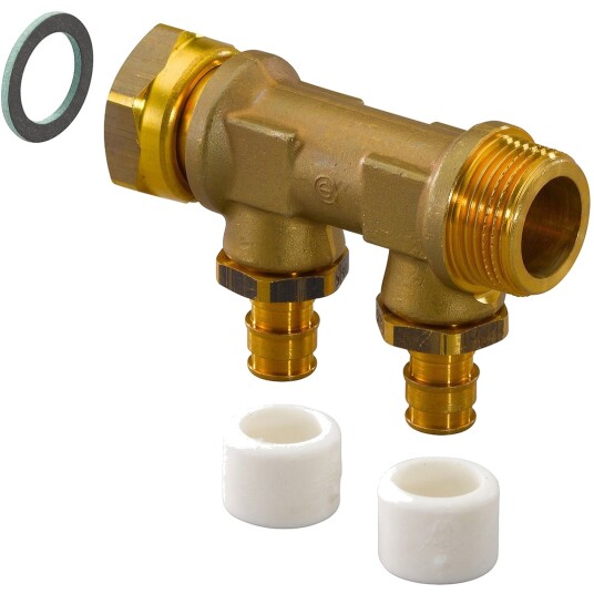 Uponor Aqua Plus Fordeler Med Løpemutter Q&E E Nkb Dr 3 4 Tommer Mt Sn 2x15