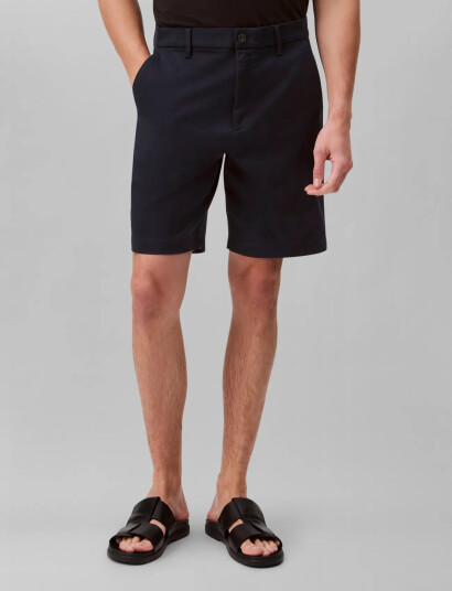 Calvin Klein 9 In Straight Refined Cttn Stret Navy 36