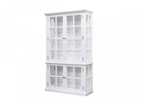Chic Antique vitrineskap Marseille 4 hyller 40020201