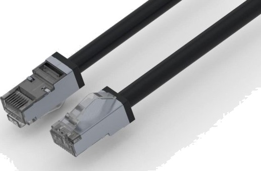 Wirewin Pkw-Out-Sf-K6a-Pur 25 M Cat6a S/Ftp S-Stp Rj-45 Rj-45 Svart