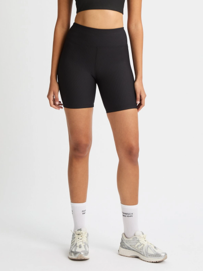 Röhnisch Ribbed R Bike High Waist Tights Sort XXL