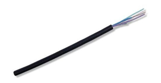 Nexans ELLY Telekabel 4 x 0,6 mm, svart 500 m, trommel