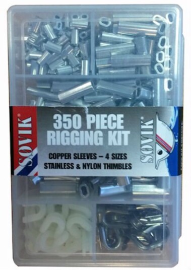 Sovik Søvik Rigging Kit 300 Doble Klemhylser Og 50 Kauser