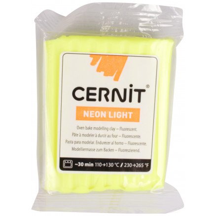 Cernit Modelleire Neon Gul 210 56g