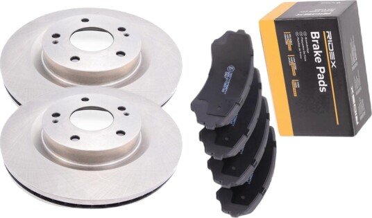 Bremseskiver og klosser RIDEX 3405B2938