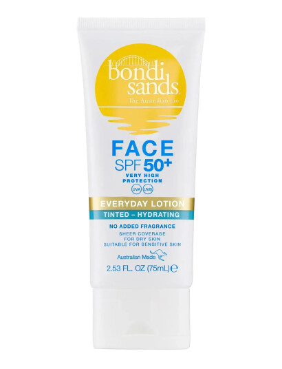 Bondi Sands Everyday Tinted SPF 50+ Solkrem for Ansikt 75 ml