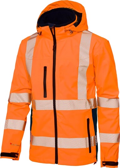 Top Swede 6718 Skalljakke Fluorescent Orange, 1 stk ,SBG-6718-20 XXXL