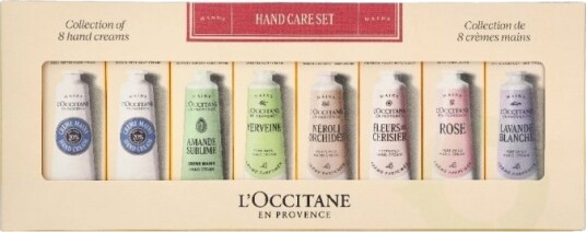 L"Occitane Hand Care Set 240 ml 8x30ml Hand Cream 2x Karite/Rose/Fleurs De Cerisier/Lavande Blanche/Néroli Orchidee/Amande Sublime/Verveine