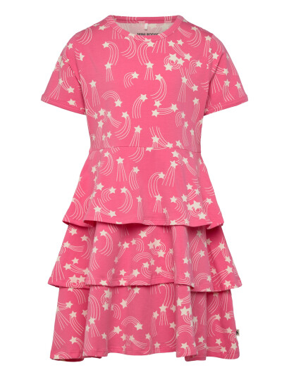 Mini Rodini Starfall Aop Ss Dress Pink 80/86