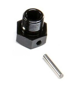 "Bulk"Losi 252129 17mm Wheel Hex Black 1: SBR 2.0