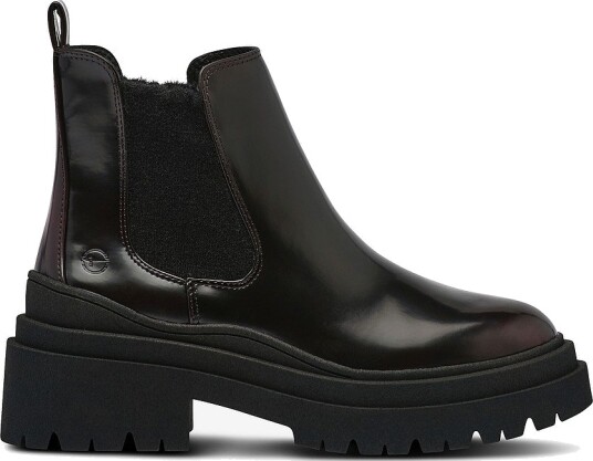 Tamaris Chelseaboots Rød