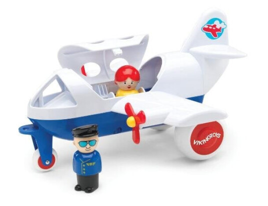 Viking Toys Jumbo Plane W/2 Pers 130011