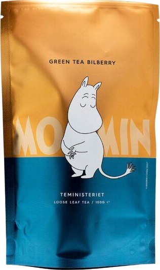 Teministeriet Mummi refill Mummitrollet grønn te blåbær 100g Teministeriet Mummi refill Mummitrollet grønn te blåbær 100g