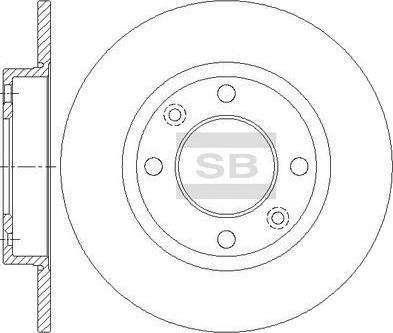 Hi Q SD5008 Bremseskive Hi Q SD5008 Bremseskive