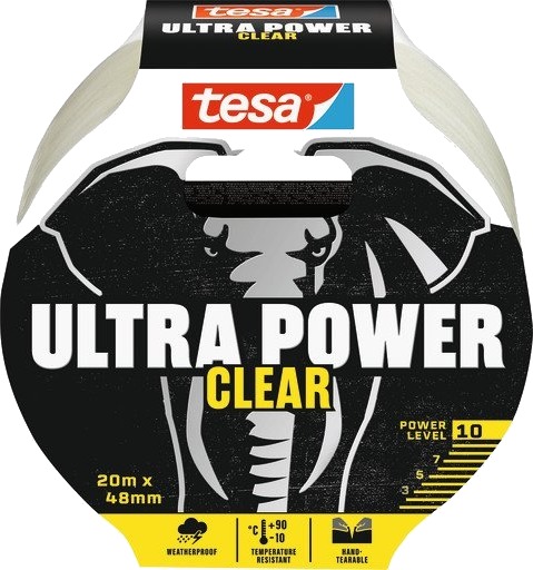 tesa Ultra Power clear repair tape 10 m x 48 mm
