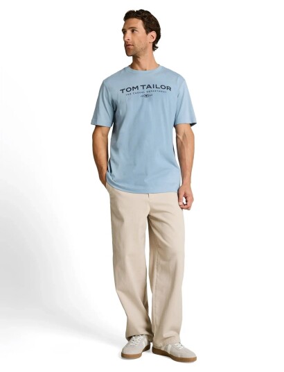 Tom Tailor T Shirt With Print Blue L