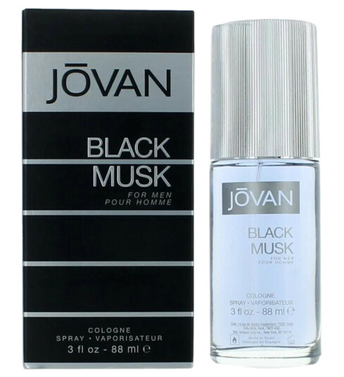 Jōvan Black Musk Eau de Cologne for Men 88 ml - Forførende Duft med Mysk og Lavendel