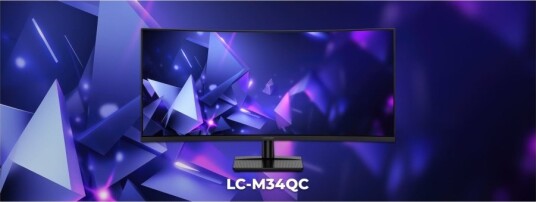 LC Power LC M34QC 34" UWQHD Curved 180Hz Svart LC M34QC