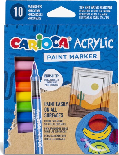 Carioca Carioca Acrylic Color Pencils 10 Pack 950130 Multi/patterned ONE SIZE Carioca Carioca Acrylic Color Pencils 10 Pack 950130 Multi/patterned ONE SIZE