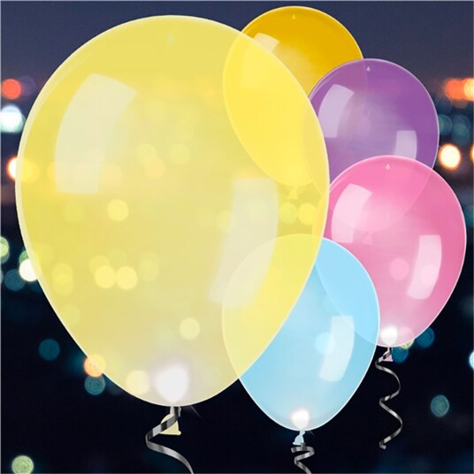 Riethmüller LED-Ballonger Flerfargede 5-pakning 9901048