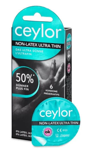 Ceylor Non Latex Ultra Thin 6 pack
