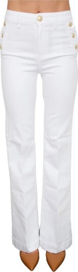 Liu Jo Dame Bukser Hvit W31,