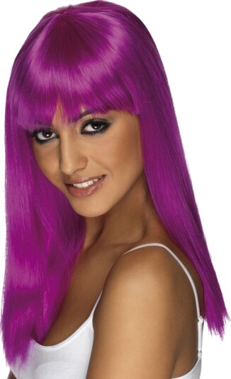 Rubies Costumes Glamourama Neonlilla Parykk One size 42162