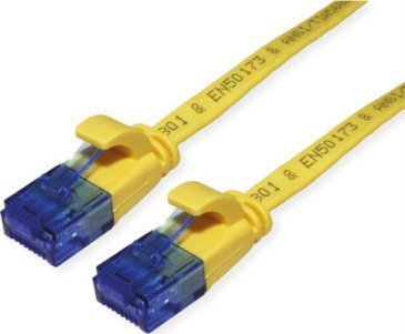 Value 21.99.2035 5 M Cat6a U/Utp Utp Rj-45 Rj-45 Gul