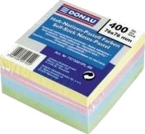 Donau Blokk Selvheft. 76X76/400 4 Farge Pastel 7573001Pl 99