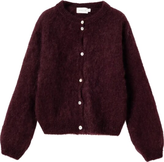 Noella N Kae Mohair Cardigan Burgundy L/XL