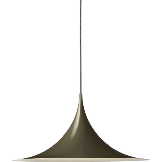GUBI Semi Taklampe Medium Blank Mørk Kakao GUBI Semi Taklampe Medium Blank Mørk Kakao