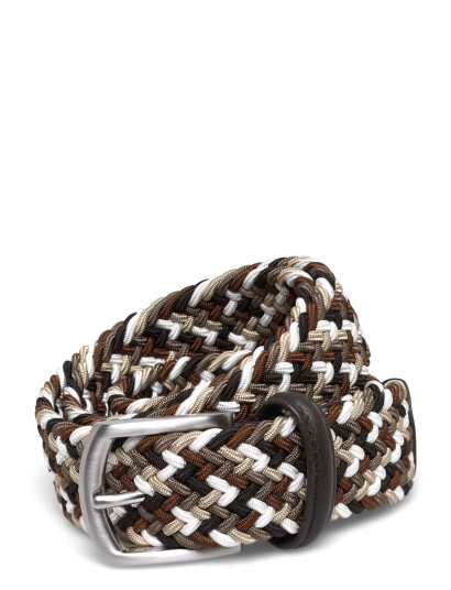 Anderson"s Elastic Woven Belt Beige - 3,5 - Multi/patterned - 110 Anderson"s Elastic Woven Belt Beige - 3,5 - Multi/patterned - 110